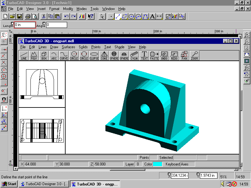 TurboCAD Designer 2D/3D - 3D Module
